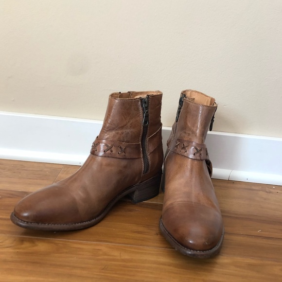 Bed Stu Cobbler Series Blush-toned Leather Boots - Picture 2 of 8